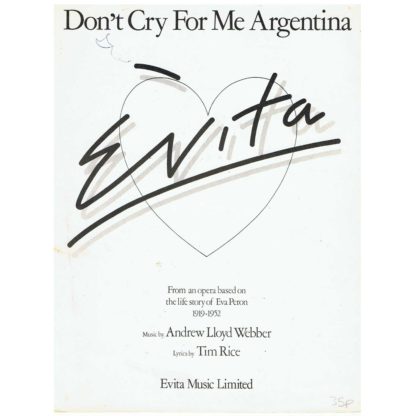 Don't Cry For Me Argentina