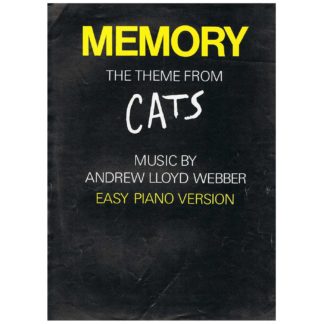 Memory, The Theme From Cats - sheet music