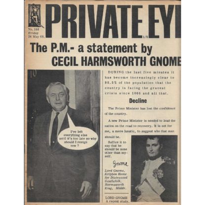 24th May 1968 - Private Eye - issue 168