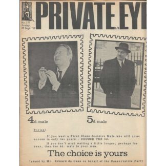 27th September 1968 - Private Eye magazine - issue 177