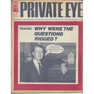 17th December 1971 - Private Eye magazine - issue 261