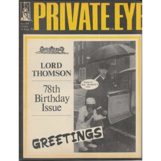 16th June 1972 - Private Eye magazine - issue 274