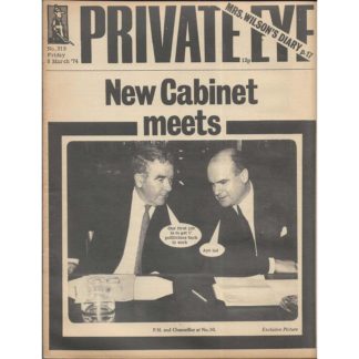8th March 1974 - Private Eye magazine - issue 319