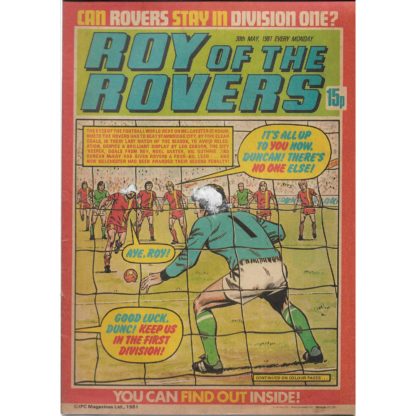 Roy of the Rovers - 30th May 1981