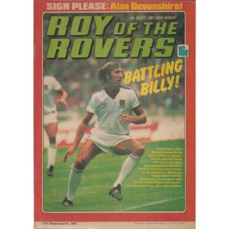 Roy of the Rovers - 8th August 1981