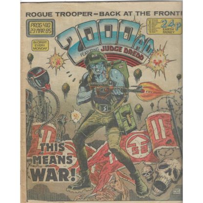 23rd March 1985 - 2000 AD - issue 410