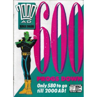 12th November 1988 - 2000 AD - issue 600