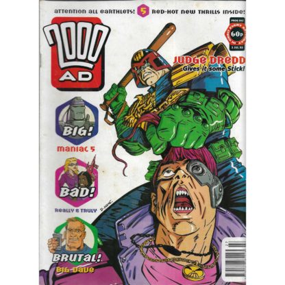 3rd July 1993 - 2000 AD - issue 842