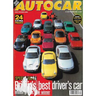 Autocar magazine - 24th September 1997