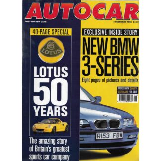 Autocar magazine - 4th February 1998