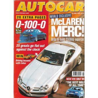 Autocar magazine - 30th June 1999