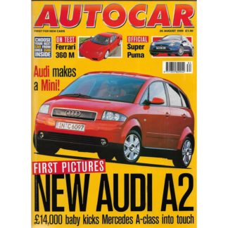 Autocar magazine - 25th August 1999