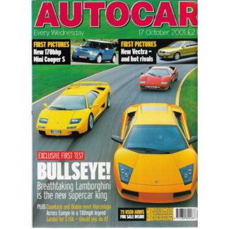 Autocar magazine - 17th October 2001
