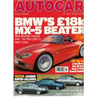 Autocar magazine - 31st July 2002