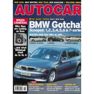 Autocar magazine - 11th November 2003