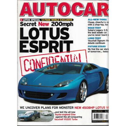 Autocar magazine - 3rd February 2004