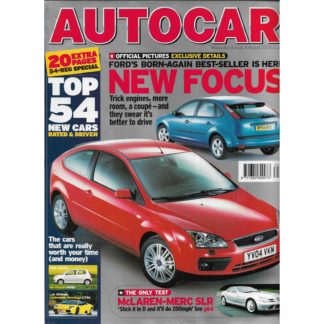Autocar magazine - 31st August 2004
