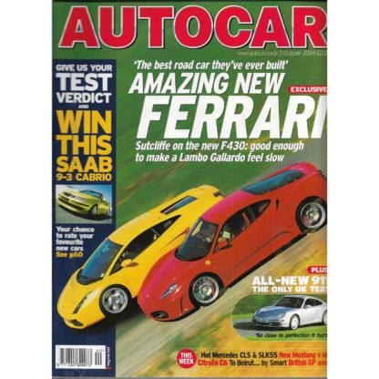 Autocar magazine - 5th October 2004