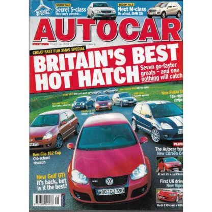 Autocar magazine - 7th December 2004