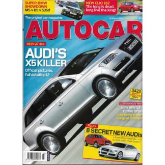 Autocar magazine - 16th August 2005