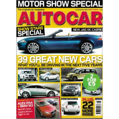 Autocar magazine - 20th September 2005