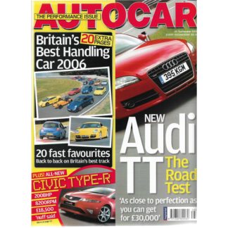 Autocar magazine - 20th September 2006