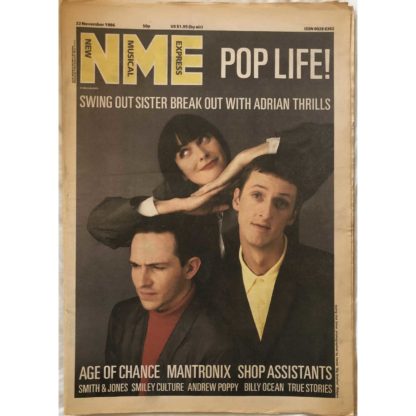 22nd November 1986 - NME (New Musical Express)