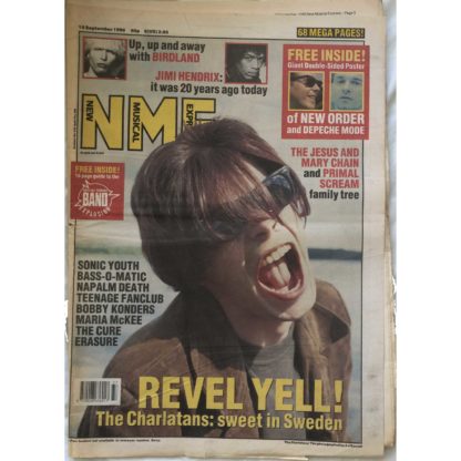15th September 1990 - NME (New Musical Express)