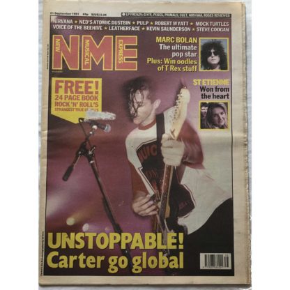 21st September 1991 - NME (New Musical Express)