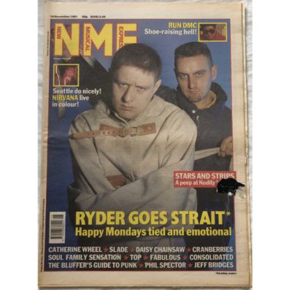 16th November 1991 - NME (New Musical Express)