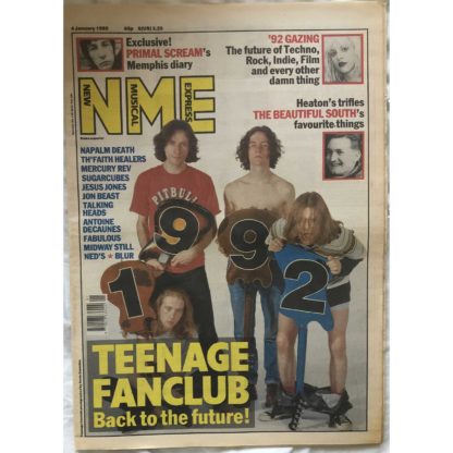4th January 1992 - NME (New Musical Express)
