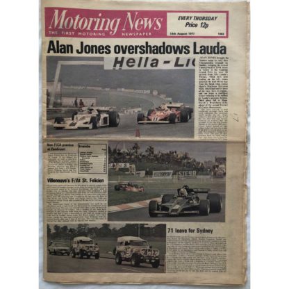 18th August 1977 - Motoring News - issue 1063