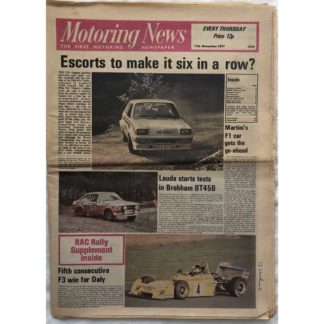 17th November 1977 - Motoring News - issue 1076