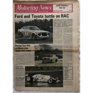 24th November 1977 - Motoring News - issue 1077