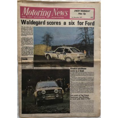 1st December 1977 - Motoring News - issue 1078