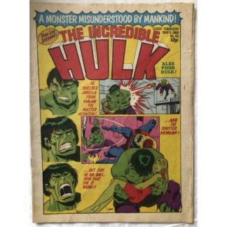 8th May 1980 - The Incredible Hulk comic - Issue 62