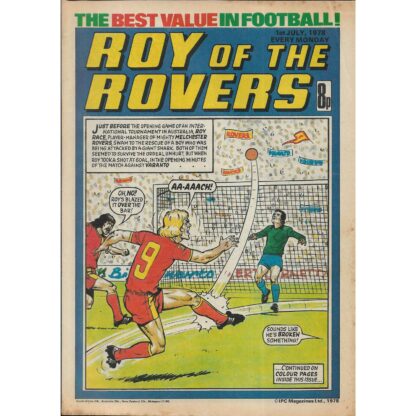 1st July 1978 - Roy Of The Rovers