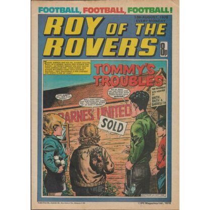 12th August 1978 - Roy Of The Rovers