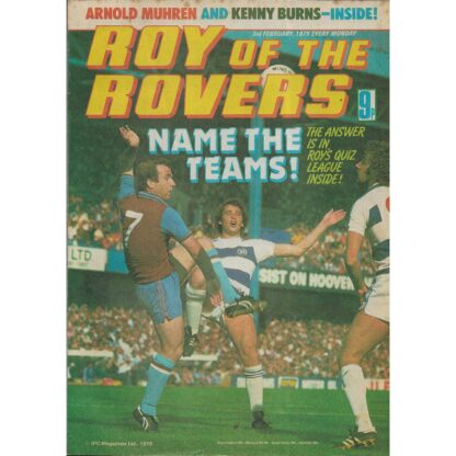 3rd February 1979 - Roy Of The Rovers