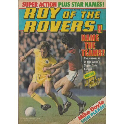 17th March 1979 - Roy Of The Rovers