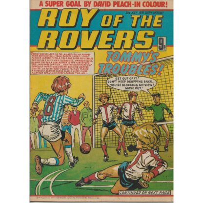 21st July 1979 - Roy Of The Rovers