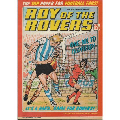 26th July 1980 - Roy Of The Rovers