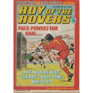 4th October 1980 - Roy Of The Rovers
