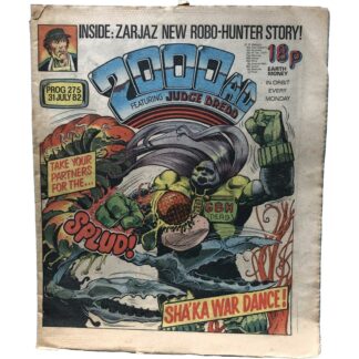 31st July 1982 - BUY NOW - 2000 AD - issue 275 - an original comic.