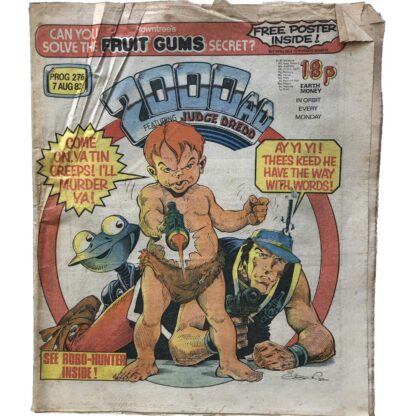 7th August 1982 - BUY NOW - 2000 AD - issue 276 - an original comic.