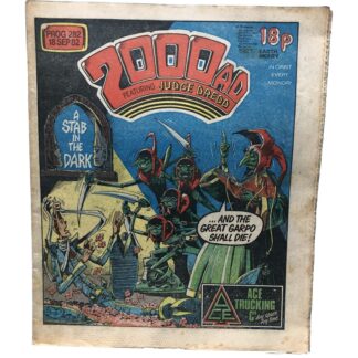 18th September 1982 - BUY NOW - 2000 AD - issue 282 - an original comic.