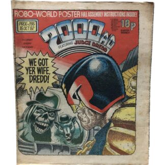 16th October 1982 - BUY NOW - 2000 AD - issue 286 - an original comic.