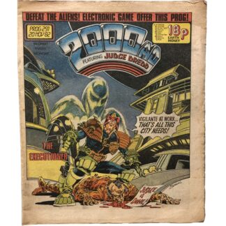 20th November 1982 - BUY NOW - 2000 AD - issue 291 - an original comic.