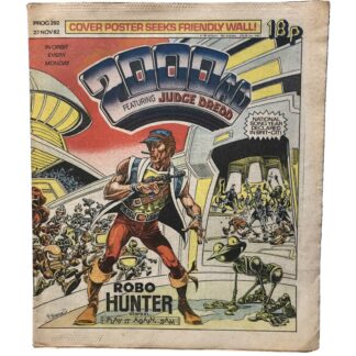 27th November 1982 - BUY NOW - 2000 AD - issue 292 - an original comic.