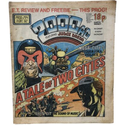 11th December 1982 - BUY NOW - 2000 AD - issue 294 - an original comic.